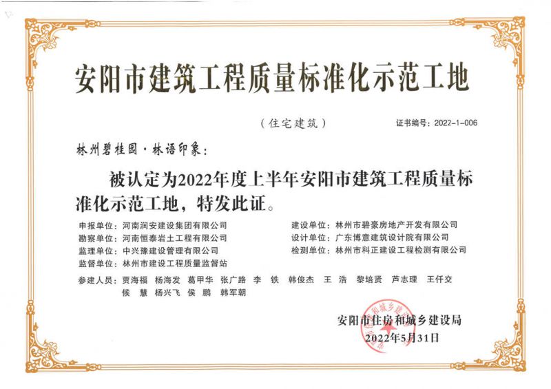 喜報丨集團公司承建的碧桂園?林語(yǔ)印象、楓林臺等多個(gè)項目紛紛獲獎 